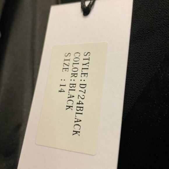 Iris and Ink Adeline wrap effect pleated dress Black size 10 - Picture 9 of 10